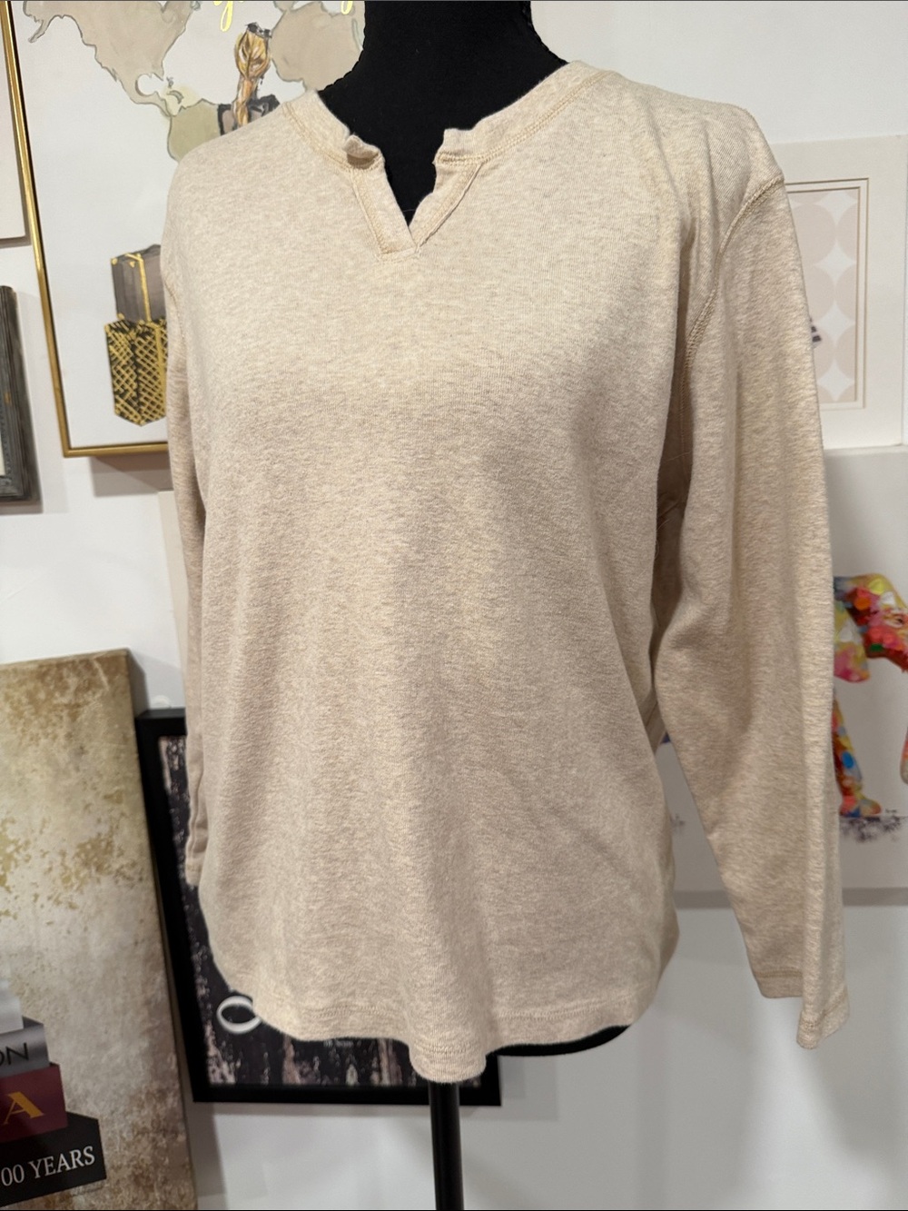 Pendleton Beige V-Neck Men’s Sweater